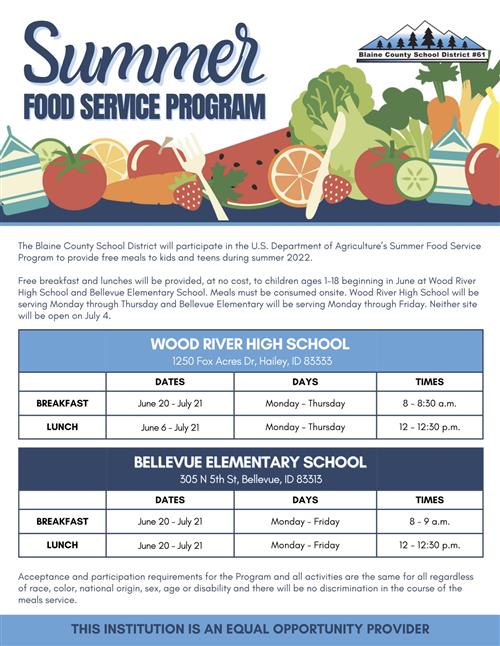 Summer Meal Program 